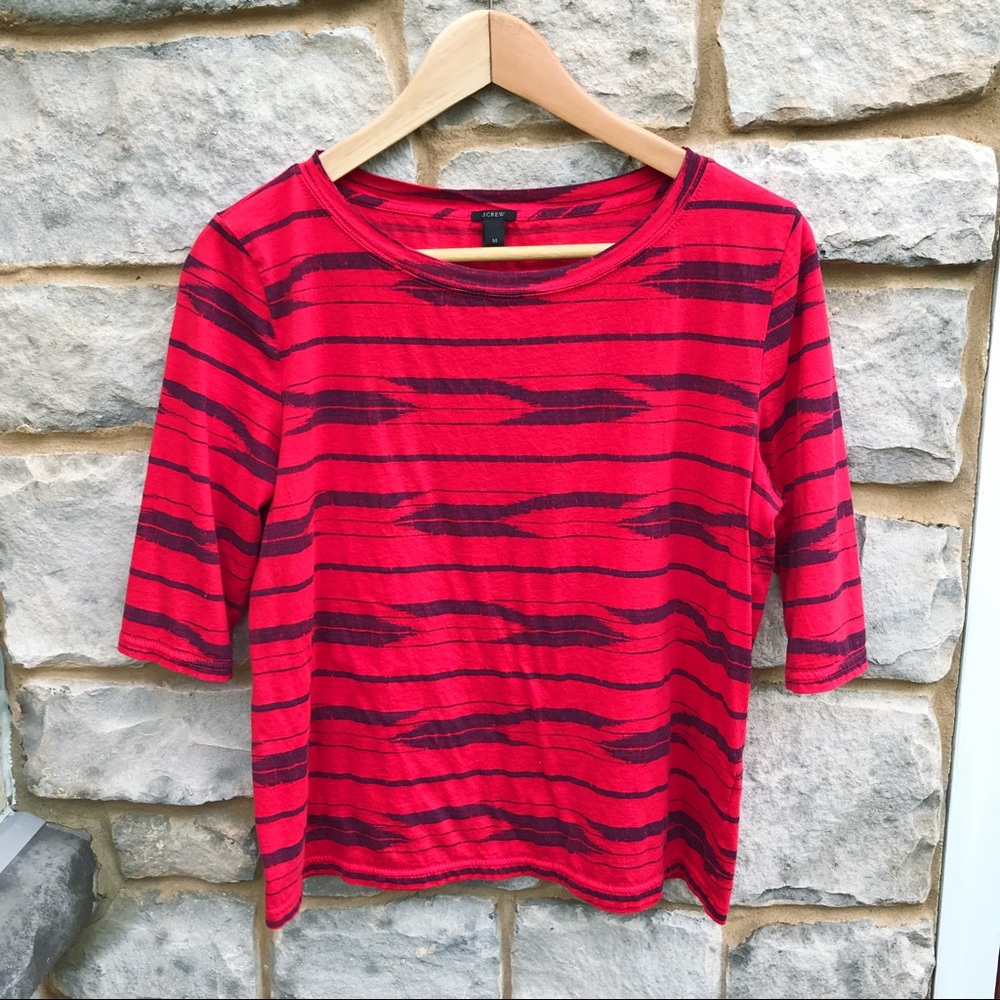 J. Crew 3/4 Sleeve Top